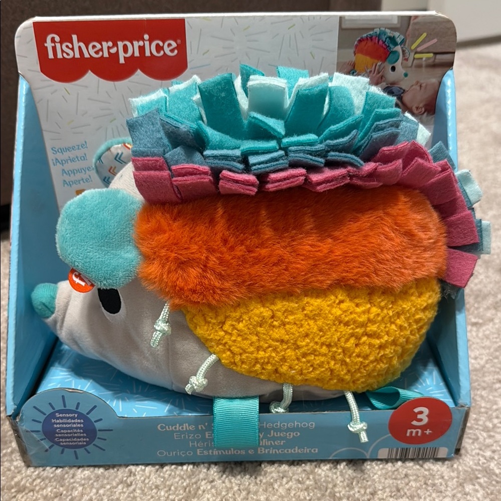 Fisher-Price Blue and Orange Fish Toy with Vibrant Design